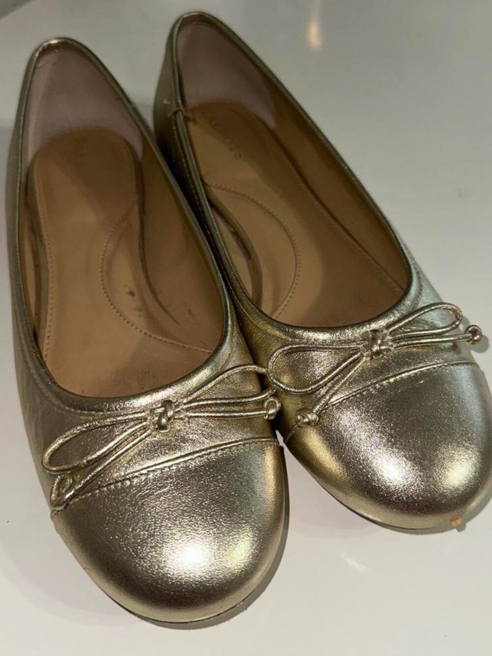 Talbots Women's Gold Ballet-shoes - Picture 4 of 4